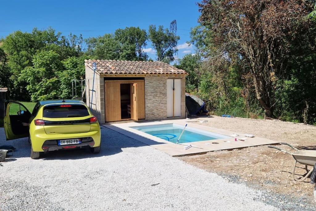 Aux Deux Marronniers Cathares Villa Castelnau-de-Lévis Buitenkant foto